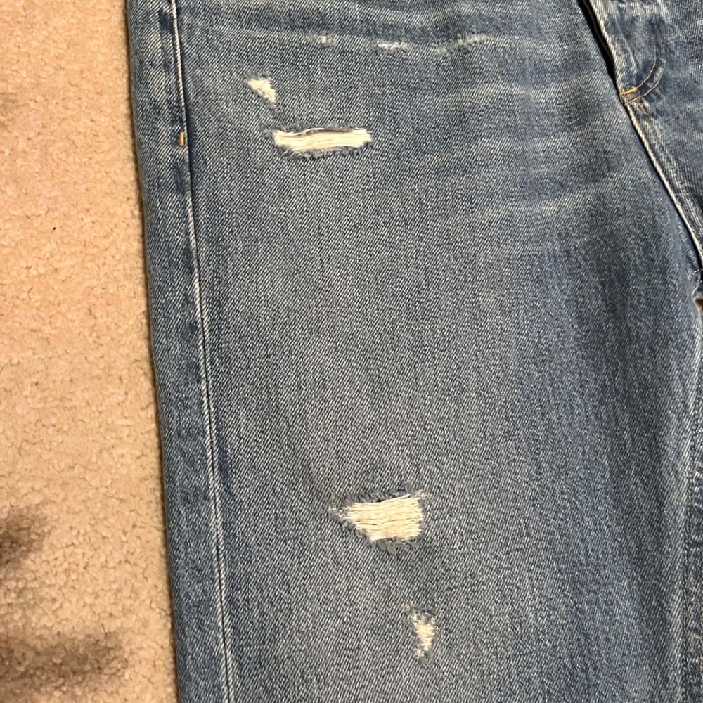 Citizens of Humanity Women's Ponyboy Low Slung Jean Relaxed‎ Distressed- Size 27 - Picture 13 of 14
